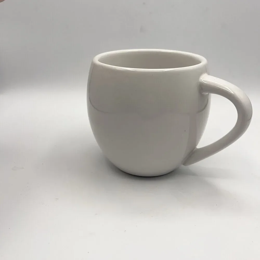 White Crate And Barrel Mug